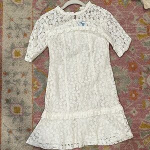 White Lace Womens Dress